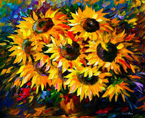 Без бренда «Собранный букет подсолнухов» в Сургуте в интернет-магазине  Без бренда «Собранный букет подсолнухов» в Сургуте