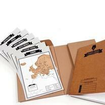 Без бренда «Скретч-карта мира стирающаяся. Карта путешествий» в Сургуте