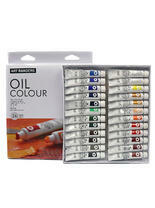 Без бренда «Коробка 24 шт.: Масляные краски «Две картинки» 24 шт. по 12 мл, проф. пигмент» в Сургуте