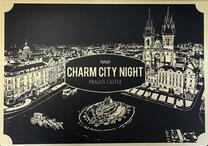 Вид на ночной замок в Праге