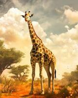 Без бренда «Красивый жираф в солнечный день» в Сургуте