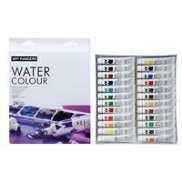 Без бренда «Коробка 24 шт.: Краски акварель «Две картинки» в тюбиках 24 шт. по 12 мл» в Сургуте