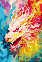 Без бренда «Разноцветный огненный дракон» в Сургуте в интернет-магазине  Без бренда «Разноцветный огненный дракон» в Сургуте