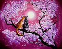 Без бренда «Пара котов на цветущем дереве» в Сургуте в интернет-магазине  Без бренда «Пара котов на цветущем дереве» в Сургуте