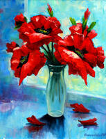 Без бренда «Букет красных маков» в Сургуте в интернет-магазине  Без бренда «Букет красных маков» в Сургуте