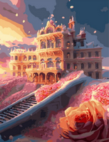 Без бренда «Сказочный дворец в окружении роз» в Сургуте в интернет-магазине Без бренда «Сказочный дворец в окружении роз» в Сургуте