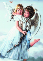 Объятия милых ангелочков