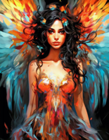 Без бренда «Девушка в ярком костюме в стиле фэнтези» в Сургуте в интернет-магазине Без бренда «Девушка в ярком костюме в стиле фэнтези» в Сургуте