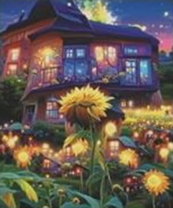 Без бренда «Сказочный домик и поле подсолнухов» в Сургуте