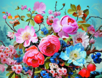 Без бренда «Пионы и другие цветы» в Сургуте в интернет-магазине  Без бренда «Пионы и другие цветы» в Сургуте