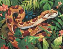 Без бренда «Маисовый полоз в зеленой листве» в Сургуте