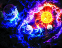 Без бренда «Солнце и планеты среди туч» в Сургуте