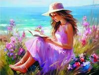 Без бренда «Девочка читает на берегу» в Сургуте в интернет-магазине  Без бренда «Девочка читает на берегу» в Сургуте